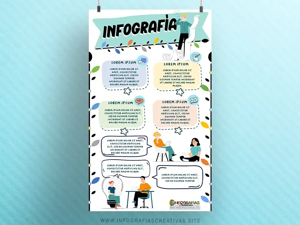 Infografía Creativa con Íconos dibujados a Mano (Estilo Pizarra)