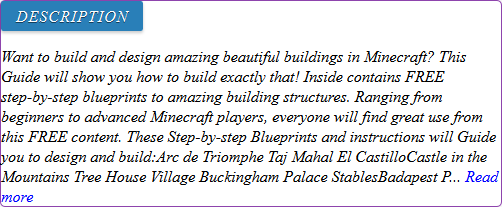 minecraft building blueprints