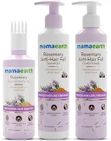 Mamaearth Rosemary Hair Fall Control Kit | Gives up to 94% Stronger Hair | Up to 93% Less Hair Fall | Made Safe Certified | For Men & Women | 650 ml