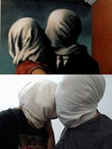 "Los amantes" de René Magritte. #retoBUMU