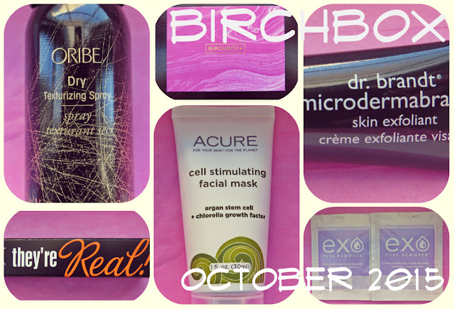 October 2015 Birchbox Review