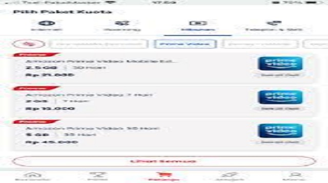 Prime Video Mobile Telkomsel