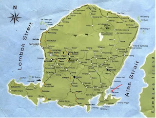 lombok map