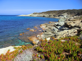 The coast near Tollare in Cap Corse