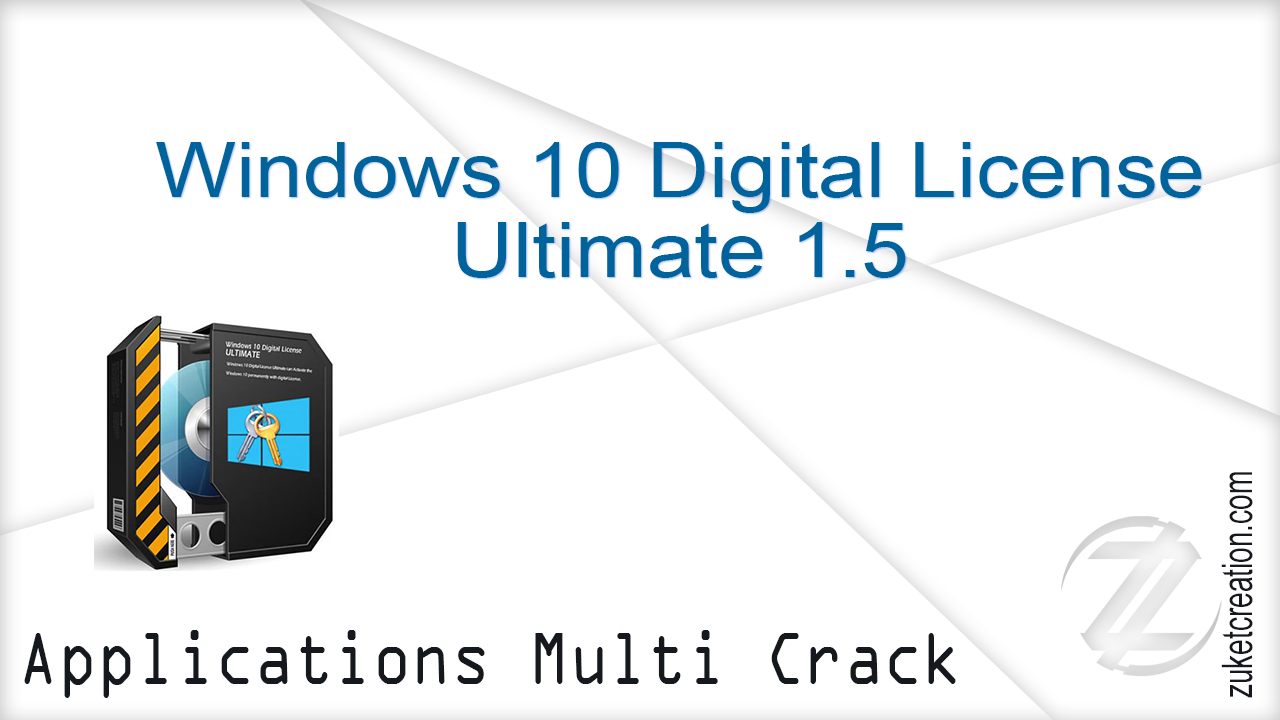 Aplikasi Cracked Windows 10 Digital License Ultimate 1 5