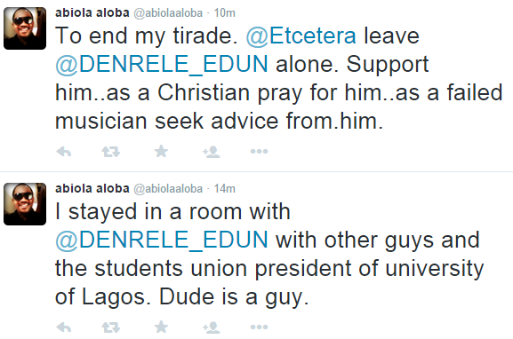 Fan attacks writer Etcetera over Denrele Edun Caitlyn Jenenr and Hell fire Taunt! 9