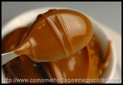doce leite colher