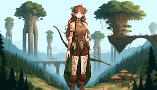 Bosmer or Wood Elves from Elder Scrolls