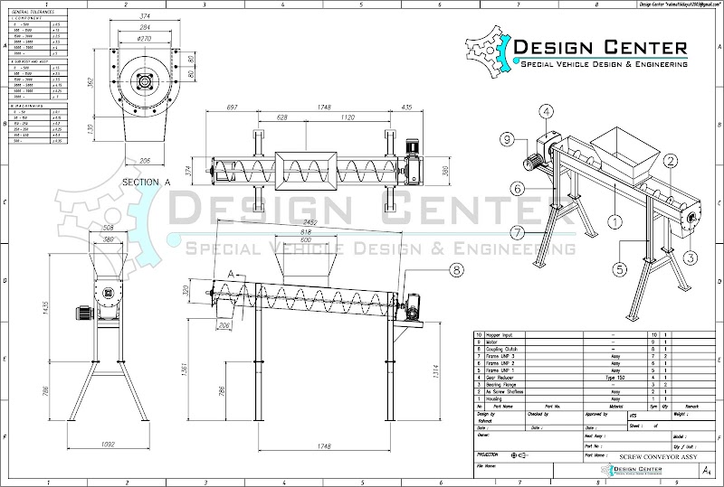 17+ CAD Mesin 2D, Terkini!