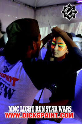 face painting uv glow dark jakarta