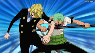 ワンピースアニメ スリラーバーク編 377話 サンジ ゾロ | ONE PIECE Episode 377 Thriller Bark