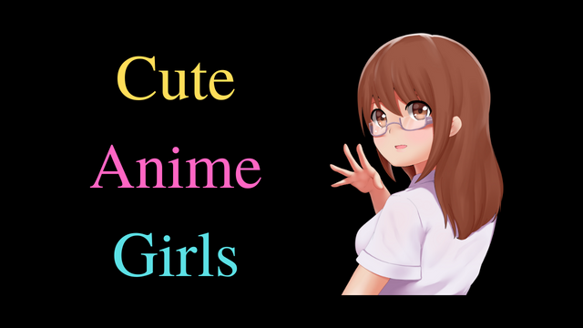 Cute Anime Girl : Blue Eyes 2K wallpaper download