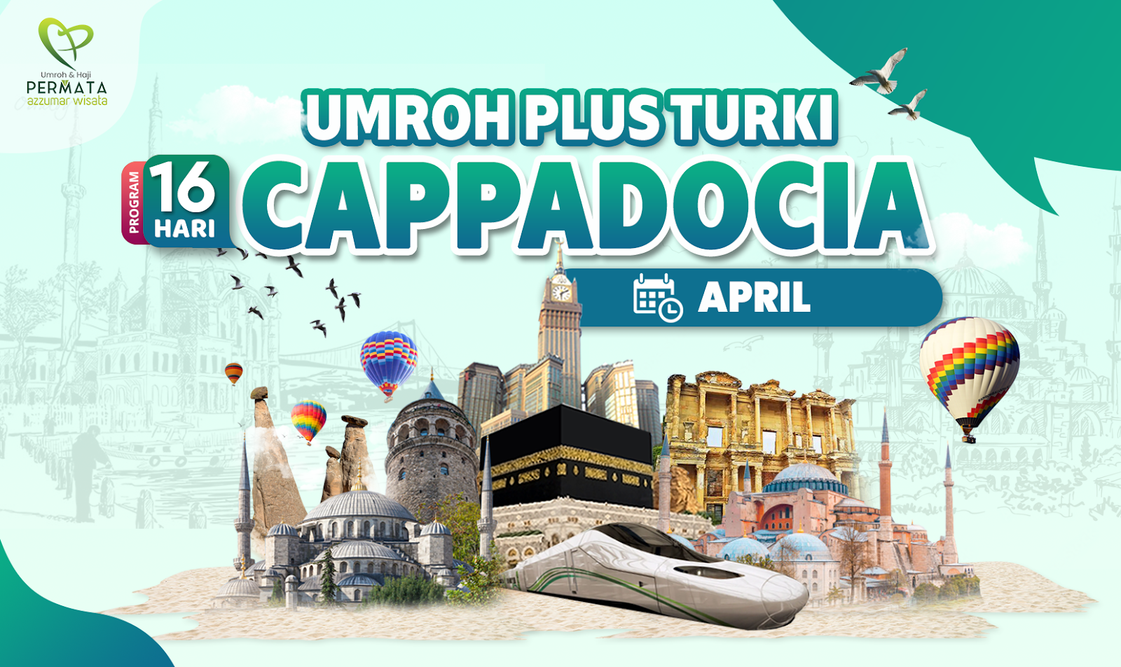 Biaya Umroh Plus Turki Bursa Cappadocia 16 Hari Syawal Lebaran