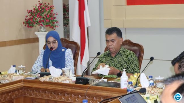 Bupati Wan Siswandi Pimpin Rakor Kabupaten Kota Sehat Kabupaten Natuna 2022