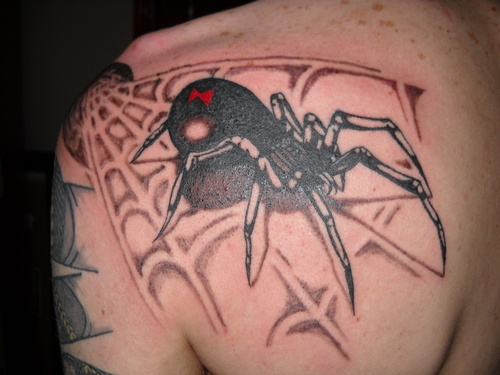 Some bikers see the spider tattoo as a representation of fate, 