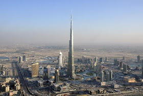 Burj Khalifa en Dubái, el edificio más alto del mundo