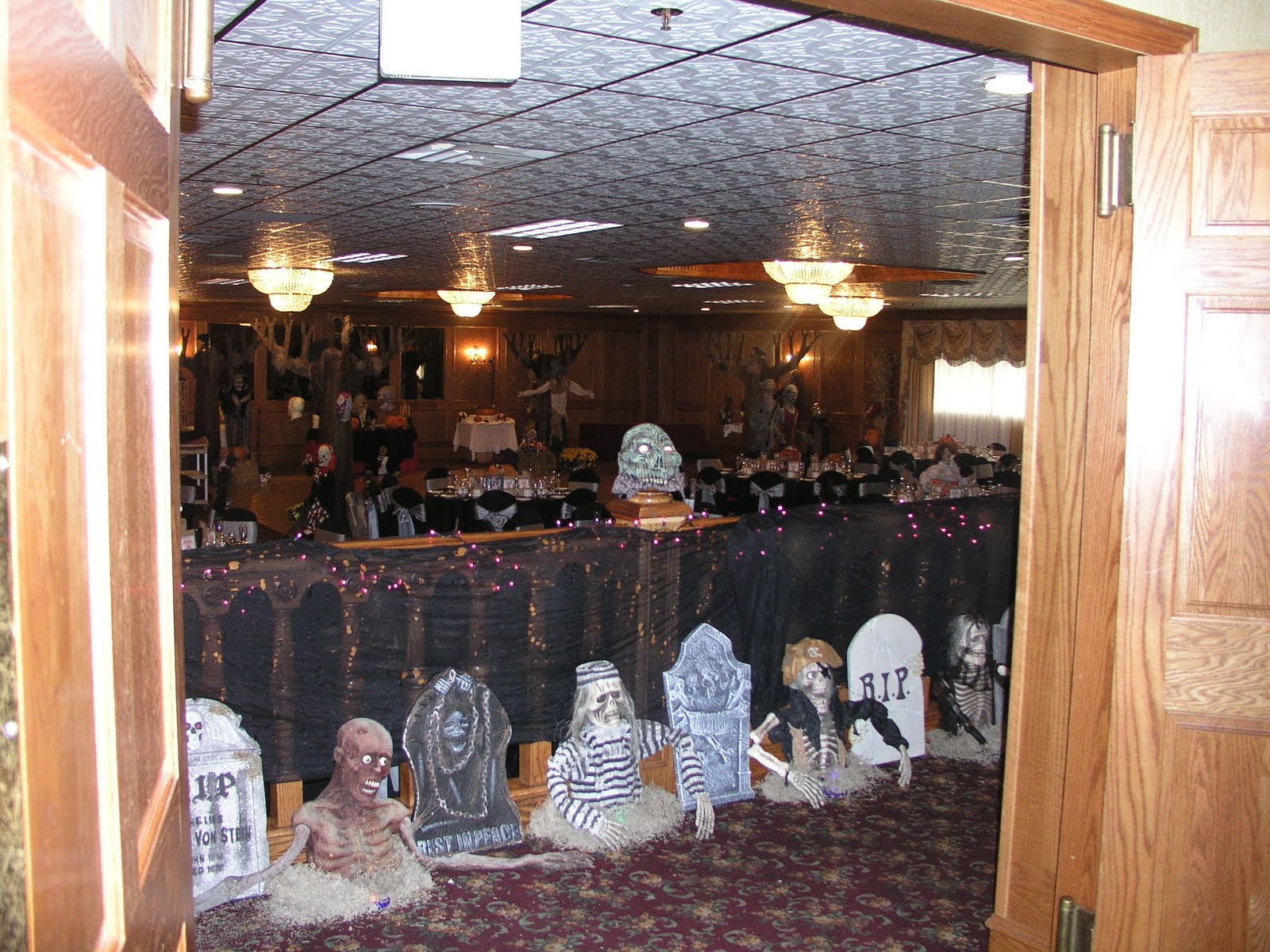 halloween wedding cake toppers The view from the entrance to the Rose Ballroom! It’s starting to 