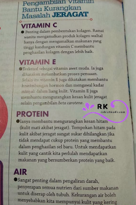 Vitamin Yang Boleh Hilangkan Jeragat