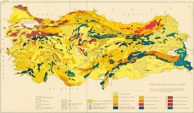 Türkiyenin tektonik haritası
