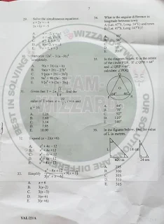 NECO 2023 Mathematics Questions and Answers (Essay & Objective)