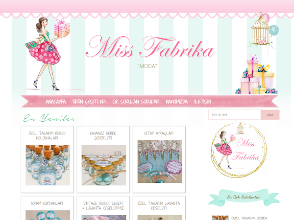 MISS FABRİKA WEB SİTESİ TASARIMI