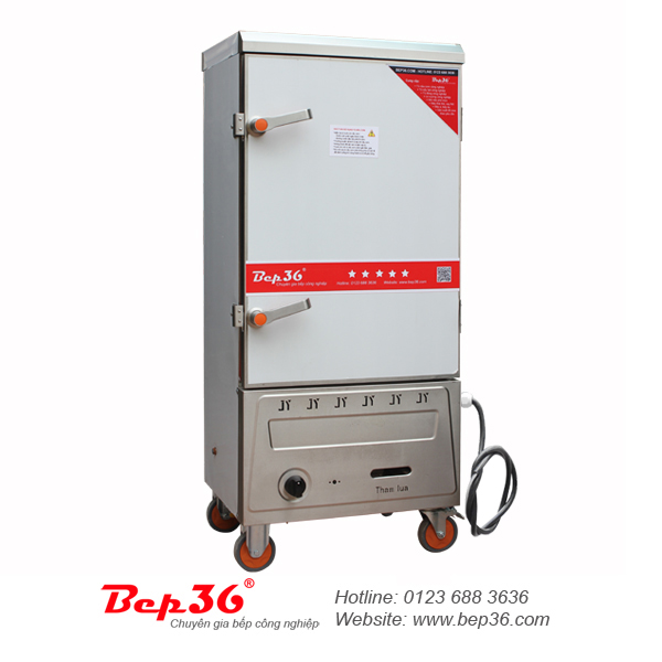 Tủ nấu cơm 8 khay gas điện