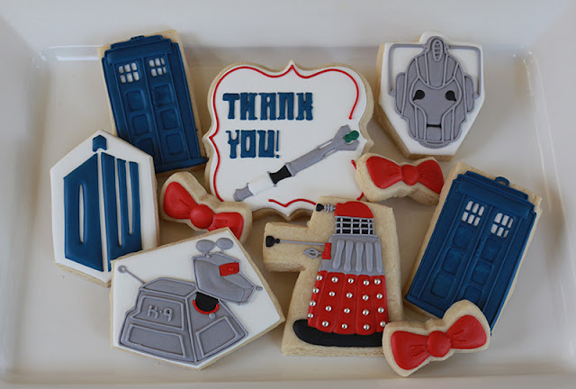 Dr. Who Thank You Cookie Package