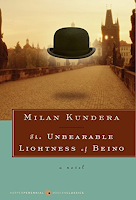The Unbearable Lightness of Being: A Novel by Milan Kundera, philosophy, literary fiction, drama, romance
