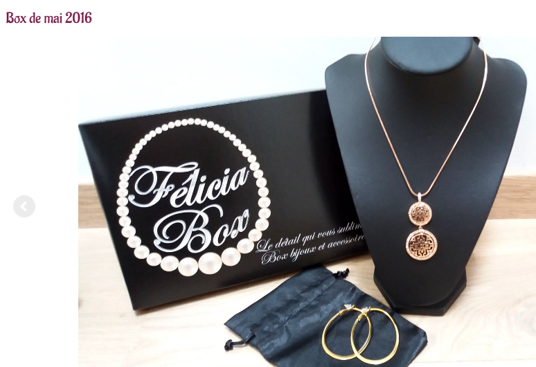 bijoux Félicia box