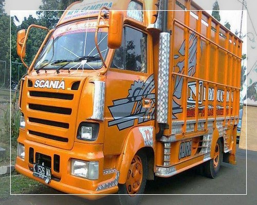 Foto modifikasi  truk  canter terbaru hino ragasa fuso dutro 