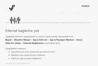 internet bağlantısı yok oyunu