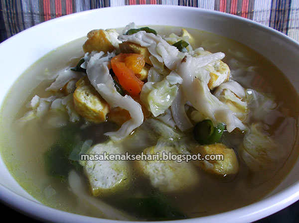 Resep Sayur Jamur Tiram Bening Kuah Pedas