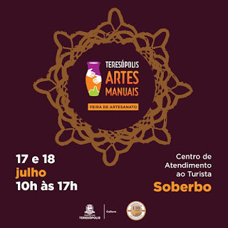 Dia 17 e 18 tem feira de artesanato em Teresópolis