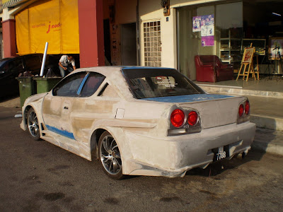 Skyline R34 style Wide Body Kit at 937 AM