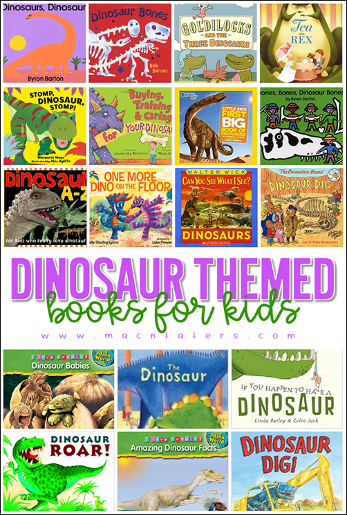 Dinosaur Themed Books for Kids