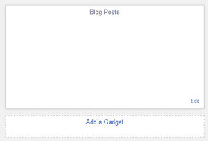 Widget Section Below the Post in Blogger