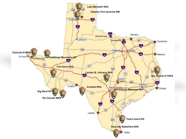 Map Of Texas State Parks