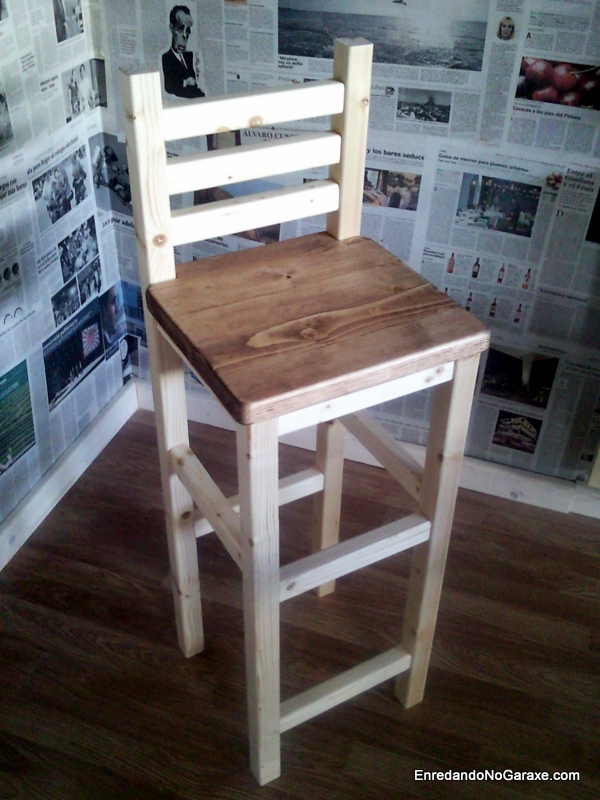 how to make a wooden stool