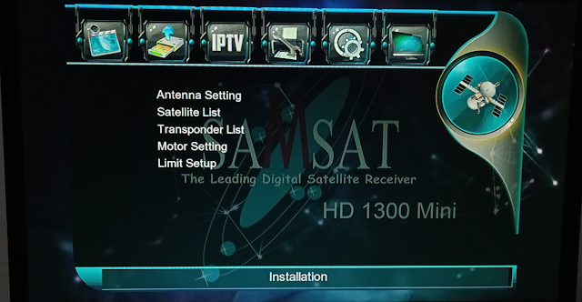 SAMSAT HD1300 1506G 1G 8M NEW SOFTWARE WITH SUNPRO & MAGICAM OPTION