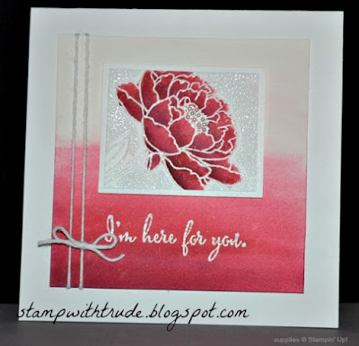 You've Got this, stampwithtrude.blogspot.com, Trude Thoman, Stampin' Up!, sympathy card, encouragement card, watercolor, Tuesday Tutorial