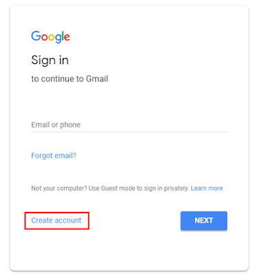 Mendaftar Gmail baru