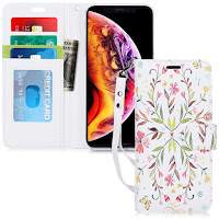  FYY Case iPhone Xr (6.1") 2018, [Kickstand Feature] Flip Folio Leather Wallet Case ID Credit Card Pockets iPhone Xr (6.1") 2018 Pattern-5