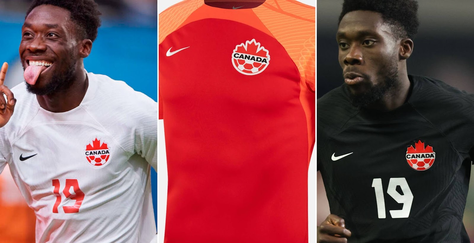 Canada World Cup 2022 Nike Home, Away and Third Jerseys - FOOTBALL