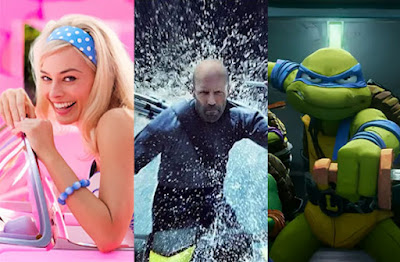 Weekend Box Office Barbie Meg 2 Niinja Turtles