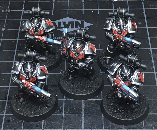 Horus Heresy Dark Angels Interemptors WIP