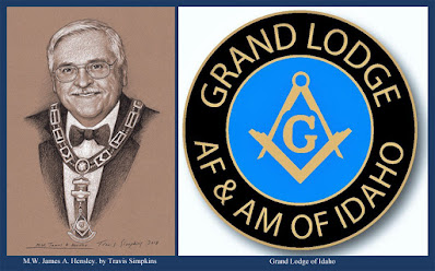 James A. Hensley. Past Grand Master. Grand Lodge of Idaho. by Travis Simpkins