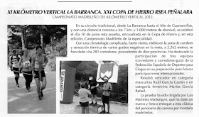 Kilometro Vertical de la Barranca.Madrid