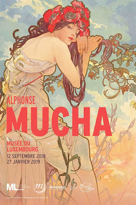 Symbole de l’Art Nouveau, Le peintre Tchèque Alphonse Mucha est mis à l’honneur au Musée du Luxembourg sur #LACN