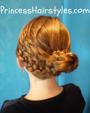 Basket Weave Braid Woven Bun Hairstyle  Hairstyles For Girls - Princess  Hairstyles