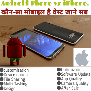 Android phone vs iPhone, कौन सा मोबाइल है बेस्ट जाने सब